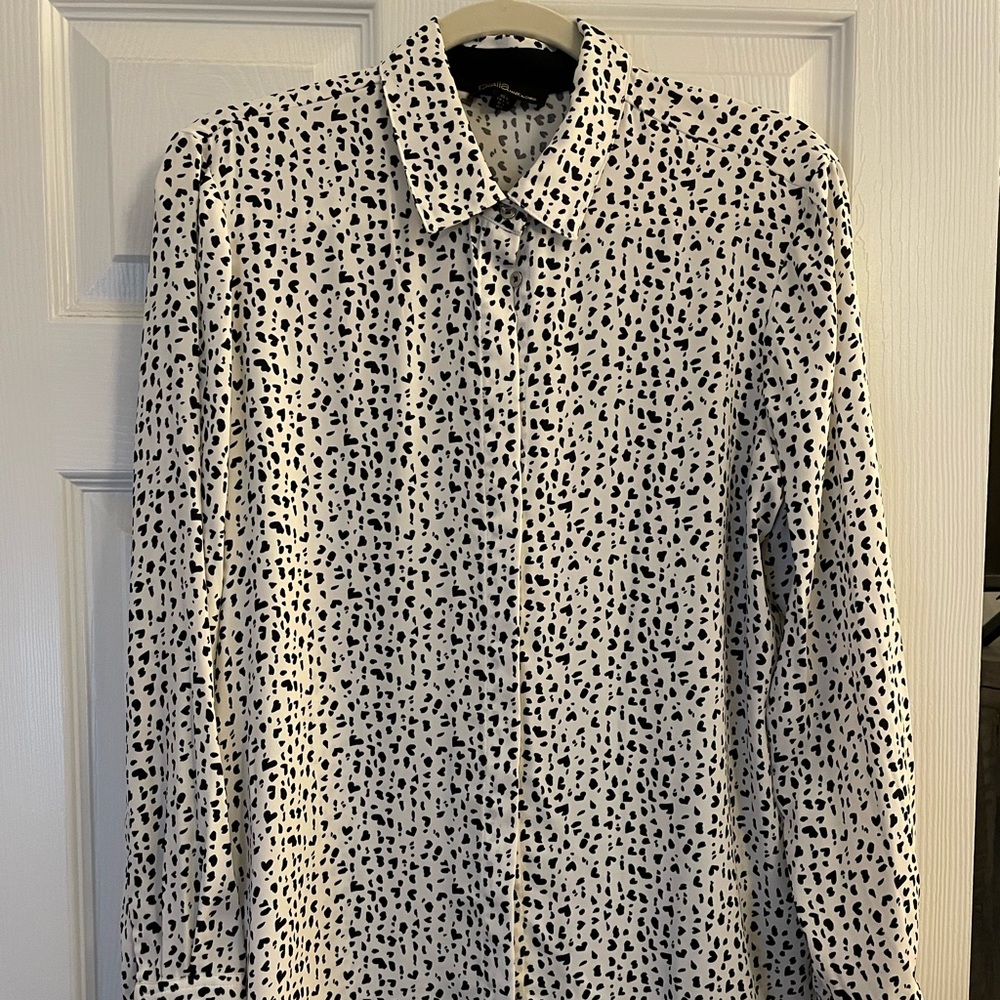 Black and white shirt